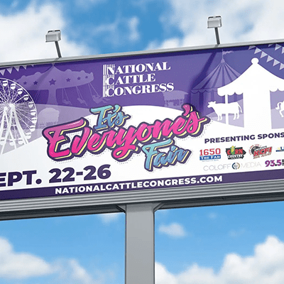 National Cattle Congress Billboard