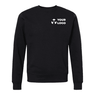 J. America Triblend Fleece Crewneck Sweatshirt