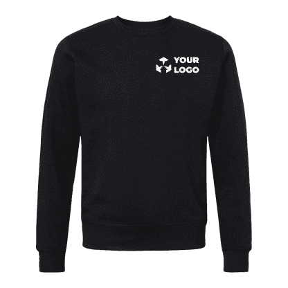 J. America Triblend Fleece Crewneck Sweatshirt